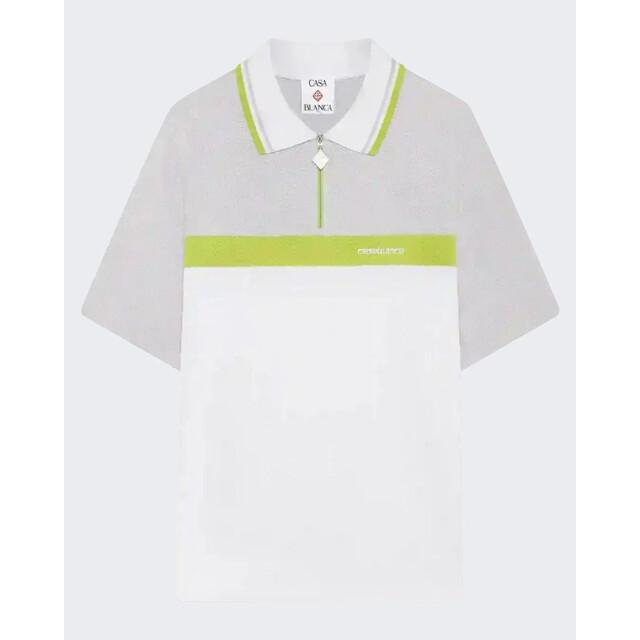 Casablanca Heren quarter zip polo