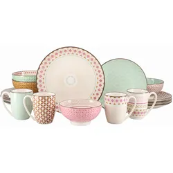 Kombiservice Mandala Multicolor, 16-teilig