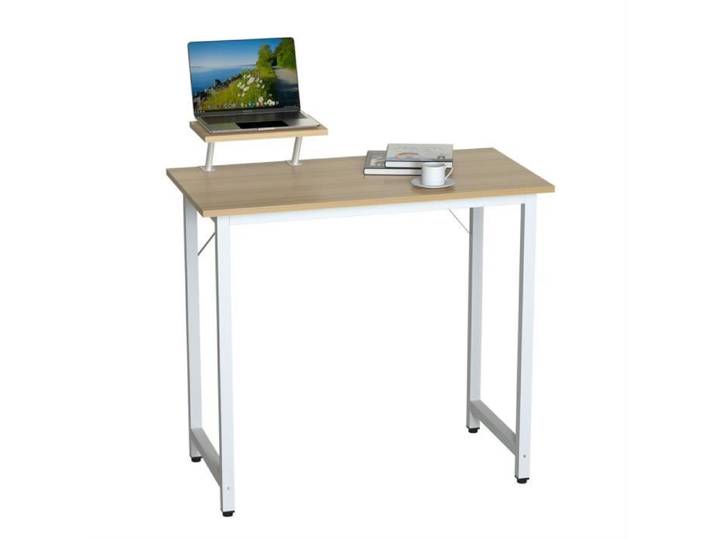 LDSZXNE Bureau de Travail design industriel avec Réhausseur d'Écran -100x50x75cm