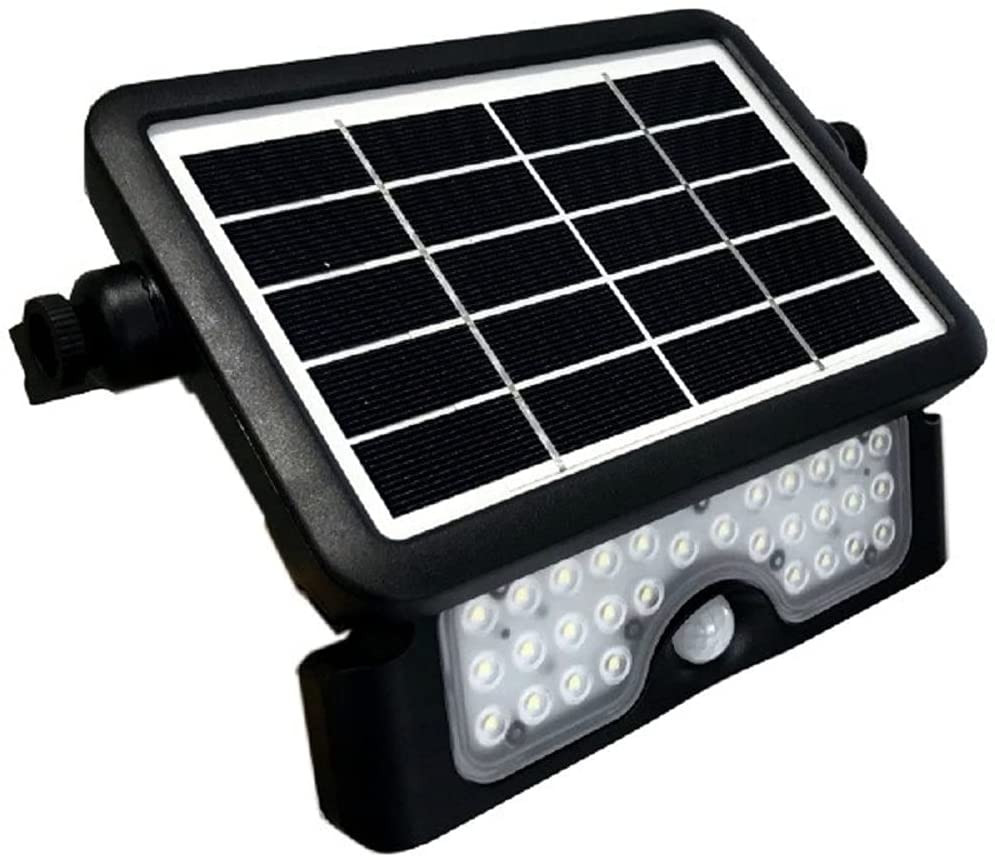Century DVS-059040 Solar LED Tuinverlichting, Zwart, 5 W, 4000 K, IP65
