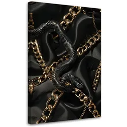 LEINWANDBILD Glamour Schlange 40x60cm