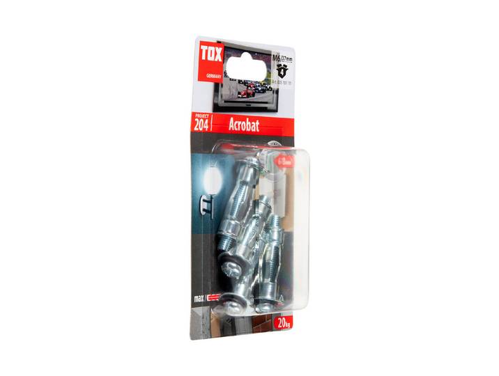 Tox Metall-Hohlraumdübel Acrobat ⌀ 12 mm 4 Stück