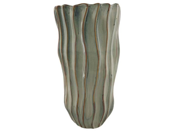 Vase Keramik Weiss H: 43 cm Decofinder