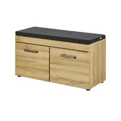 Bank  Coimbra , holzfarben , Maße (cm): B: 92,8 H: 47 T: 38.0