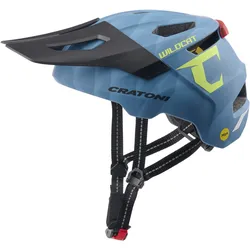 Cratoni WildCat MIPS Kinder Fahrradhelm steelblue matt