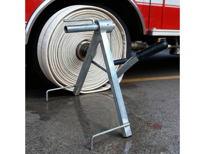 Enrouleur de tuyau d'eau agricole pliable, Machine Portable, enrouleur manuel de tuyau d'incendie, support d'enroulement d'artefact
