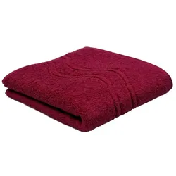 Ross Uni-Walk Handtücher Cashmere 9008 Handtuch 50x100 cm | vino - rot