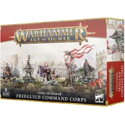 Games Workshop Warhammer AoS - Cities of Sigmar Corps de Commandement de la Freeguild (Kunststoff)