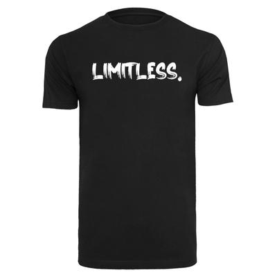 T-Shirt MISTERTEE "MisterTee Limitless Tee", Herren, Gr. M, schwarz, 100% Baumwolle, bedruckt, normal, Rundhals, Shirts T-Shirt