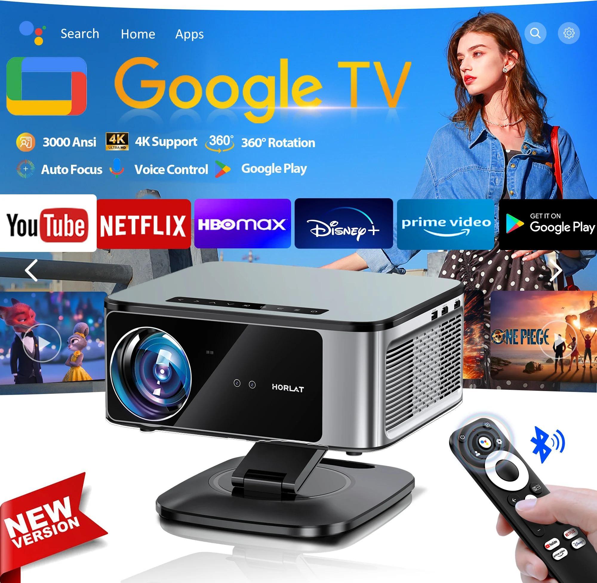 T10PRO MAX - Heimkino Beamer - Full HD 1080p - ANSI 3000 Lumen - TOF Autofokus & Auto Keystone - Android - Bildgröße 127-762 cm (1,5-9 m)