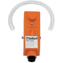 VAILLANT Anlegethermostat VRC 9642 mit Umschaltkontakt. Spannband-Befestig.