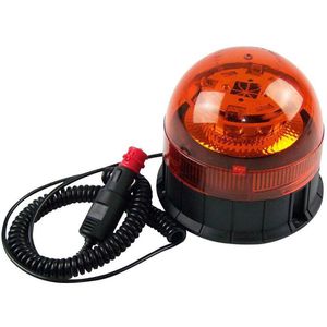 Berger&Schröter Warnleuchte orange, mit 360° LED, mit 12 / 24 V & Magnetfuß, ECE R65, Rundumkennleuchte