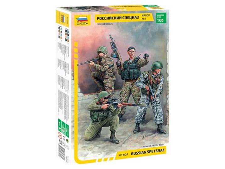 Zvezda – Z3561 – modelbouw – speciale eenheden Russen – schaal 1: 35