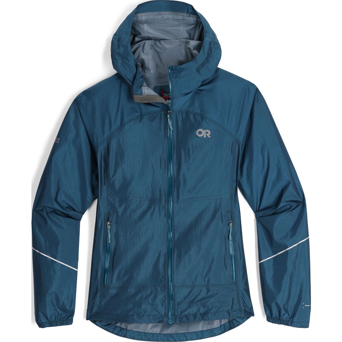 Outdoor Research Women's Helium Rain Jacket harbor (2447) L 3224052447008