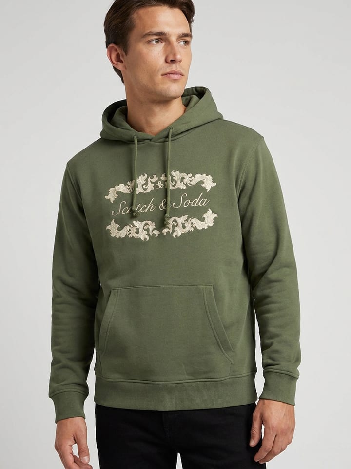 Scotch & Soda Hoodie in Khaki - S