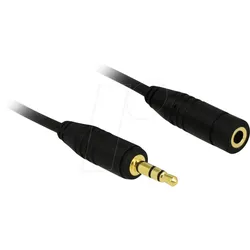 DELOCK 84237 - Audio Verlängerungskabel Klinke 3,5 mm Stecker / Buchse 5 m
