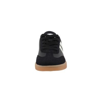 Trainingsschuh TOM TAILOR "Tom Tailor Sneaker Low", Kinder, Gr. 36, schwarz, weiß, Polyurethan, Schuhe