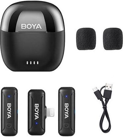Boya By-Wm3t-D2 2.4ghz Trådløst Mikrofonsystem