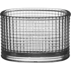 Teelichthalter Magica Ellipse 5 cm, grau