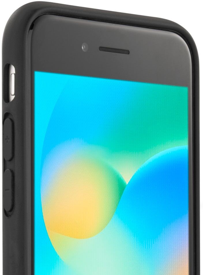 Hama Smartphone-Hülle "Handyhülle "Fantastic Feel" für Apple iPhone 7/ 8/ SE 2020/ SE 2022", schwarz, Smartphones iPhone SE (2. Gen) iPhone SE (2020), Hüllen, Smartphone-Hülle