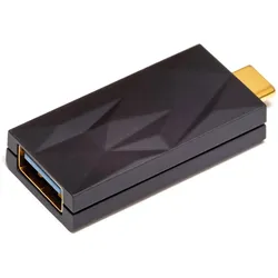iFi Audio iSilencer+ USB-Störsignal-Filter mit ANC (Zubehör), Audio Adapter, Schwarz