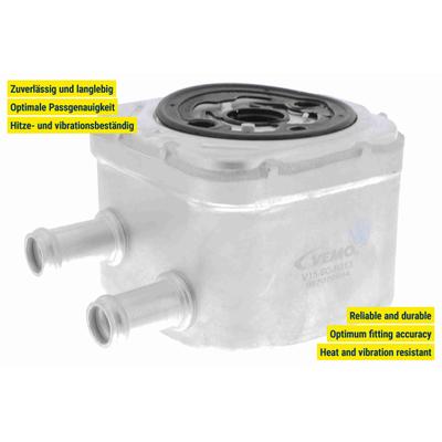 VEMO Ölkühler, Motoröl Original Qualität v15606013 für VAG VW