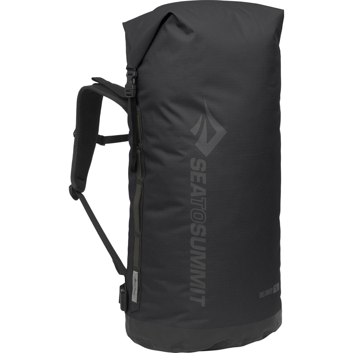 Sea to Summit Big River Dry Backpack jet black 75L ASG013031-420103