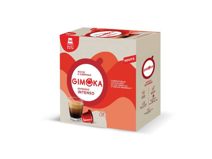 GIMOKA Nespresso Compatible Capsules INTENSO 50 capsules 275 g