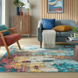 Teppich Farbschlieren Bunt 120 x 170 cm - FAL   Kadima Design