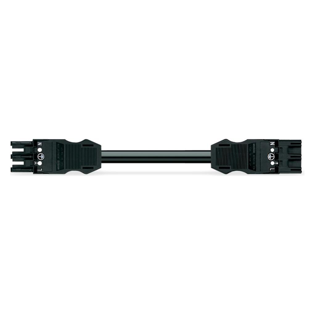 Wago Mellemkabel 4M HF Eca hun/han 3-polet, sort (771-9993/016-401)