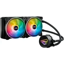 Adata Refrigeracion Liquida Xpg Levantex240-Bkcww, CPU Wasserkühler, Schwarz