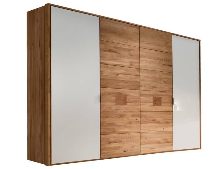 Valnatura Kleiderschrank 4-türig LIGNUM, eiche, Massivholz