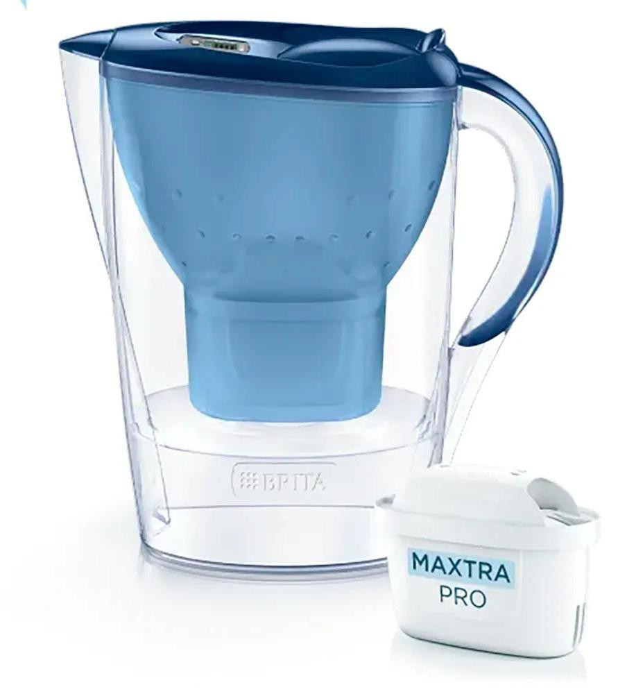 Brita Marella waterfilterkan met 1 Maxtra Pro Pure Performance filterpatroon, Transparant