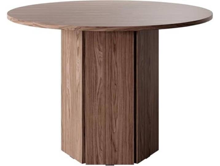 Selsey Esstisch Esszimmertisch Tisch Rund Durchmesser 104 cm Küchentisch Hexa Wisconsin Walnuss