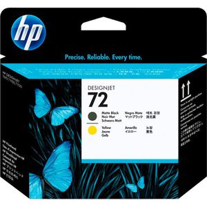 HP 72 schwarz-matt-gelb Original Druckkopf C9384A Tintenpatrone