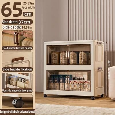 Inspire Essentials Foldable Storage Cabinet Wardrobe Organizer Large Capacity Dustproof Closet 14