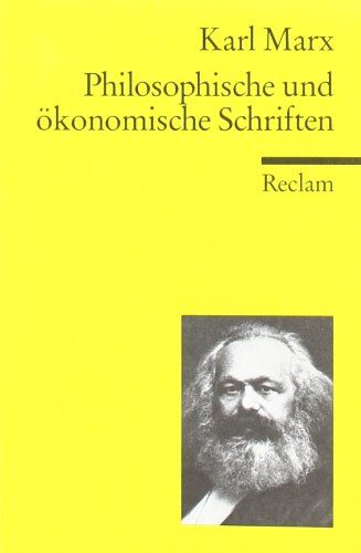 Karl Marx - Philosophische und ökonomische Schriften - Preis vom 13.10.2026 19:28:25 h