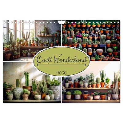 Cacti Wonderland (Wall Calendar 2026 DIN A4 landscape), CALVENDO 12 Month Wall Calendar