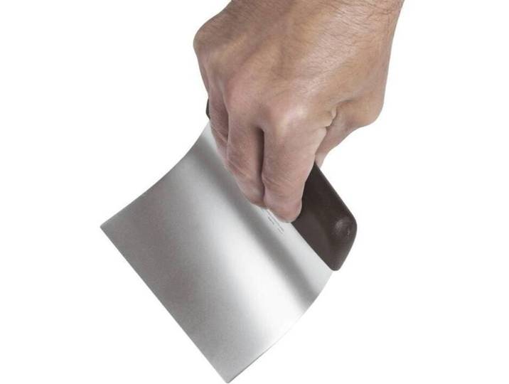 Teigschaber Paderno Silber Edelstahl