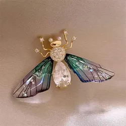 Schmetterling-Brosche mit Glitzerflügeln - BC23Y0105