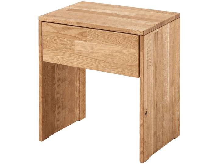 Nachttisch Cyrill natur Eiche Massivholz B 48 H 45 cm - Nachttisch