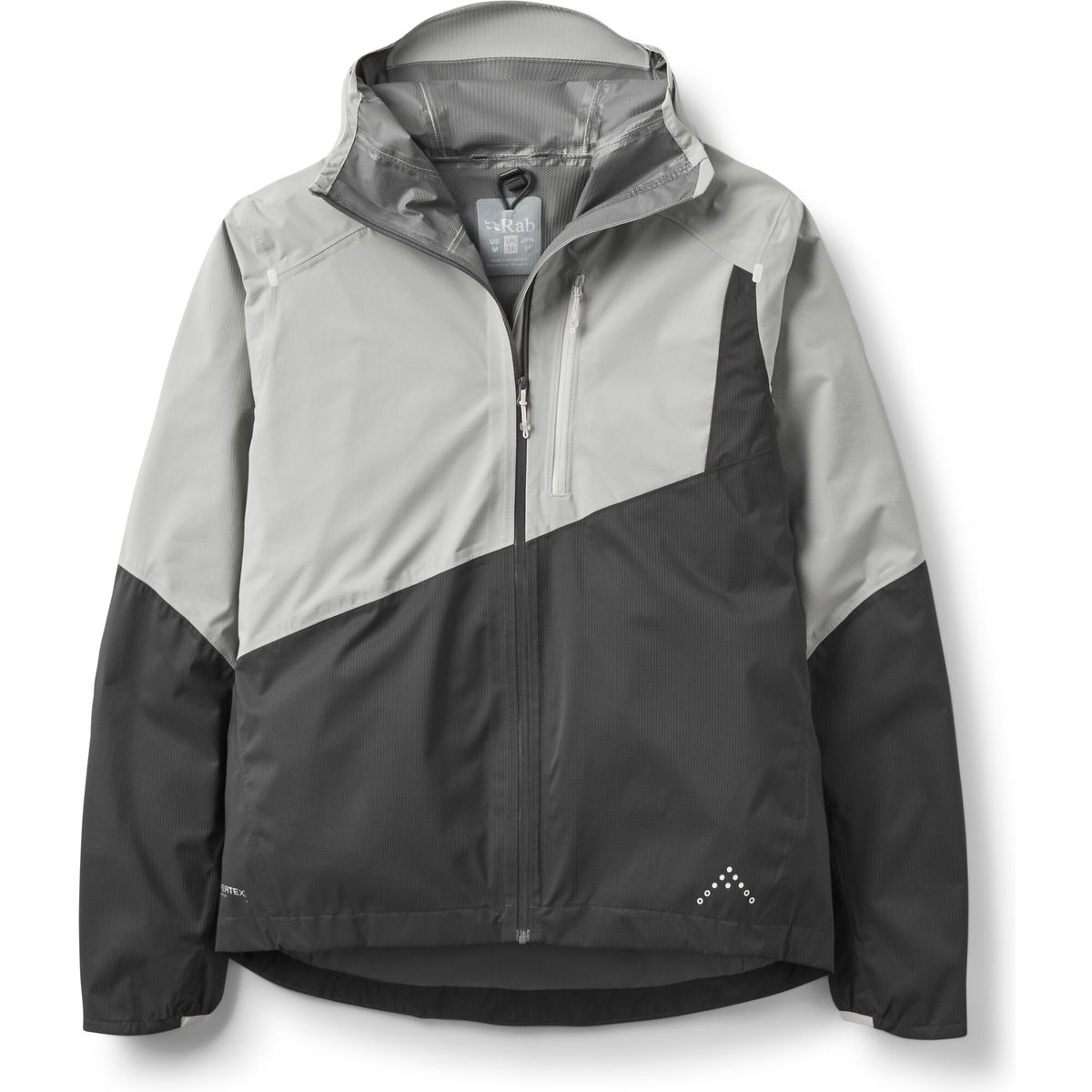 Rab Downpour Trail Light Jacket Wmns light zinc (LZN) 16 QWI-19-LZN-16