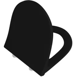 VitrA Sento Slim Wrap WC-Sitz 130-483R009 36,8x45,2cm, mit Absenkautomatik und Schnellverschluss, schwarz matt