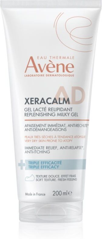 Avène XeraCalm A.D. Replenishing Milky Gel crème relipidante pour peaux sèches à atopiques 200 ml
