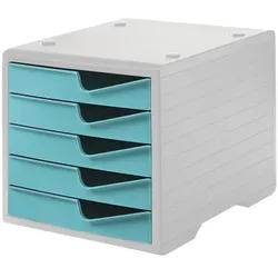 Styro Schubladenbox »Styroswingbox grau« türkis