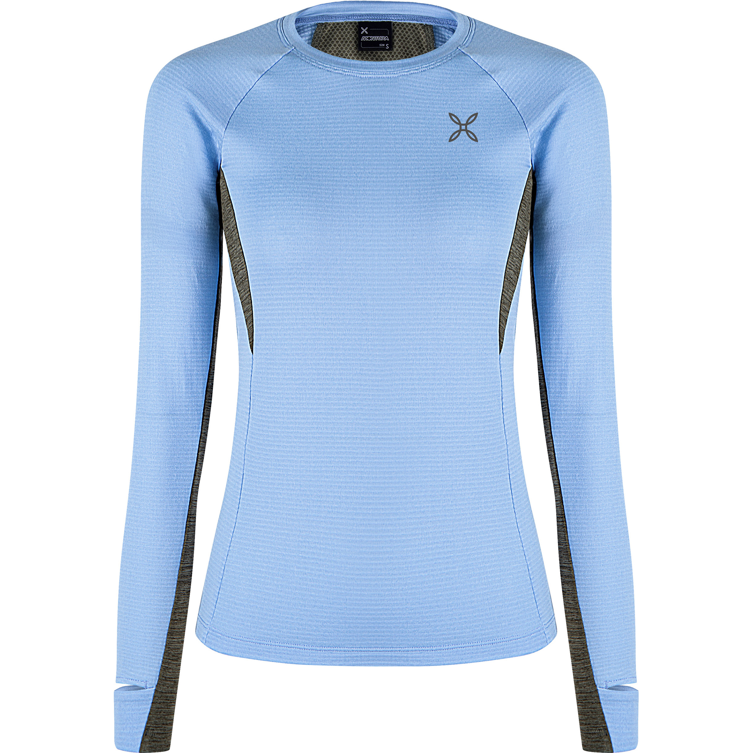 Montura Stride Polartec Damen Longsleeves blau Größe XS Trekking Hautfreundlich Polartec