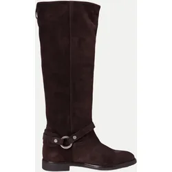 Stiefel Wendy aus Veloursleder Braun 39
