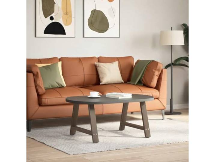 KFGWERSTY Couchtischbeine A-Form 2 STK. 70 x (42-43) cm Stahl Natur 42 cm Pulverbeschichteter Stahl, A-förmige Konstruktion, verstellbare Nivellierfüße, 2 Stück im Lieferumfang, für Couchtisch