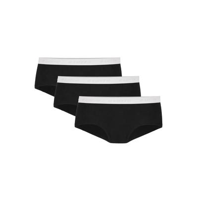Hipster LOTTO, Damen, Gr. M, Single Jersey, schwarz, Single Jersey, Obermaterial: 95% Baumwolle, 5% Elasthan, Unterhosen