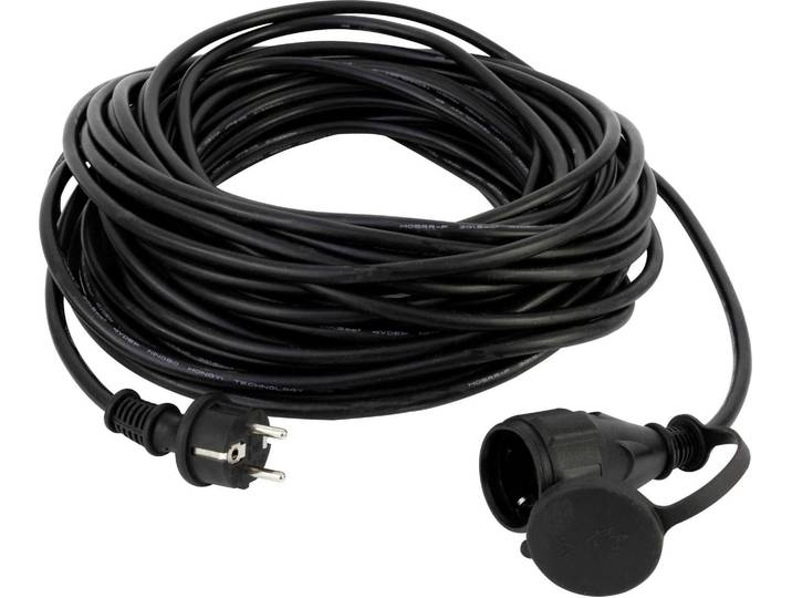 REV 0065509 REV Verlängerung IP44 50m schwarz